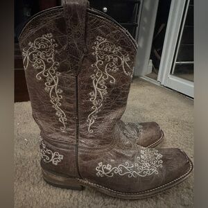 Little Girl Size 1 Corral cowgirl boots